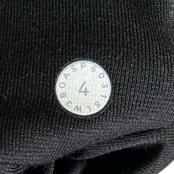 Lululemon Forever Endeavour Long Sleeve Size 4 Rush Jacquard Black White - Picture 12 of 13